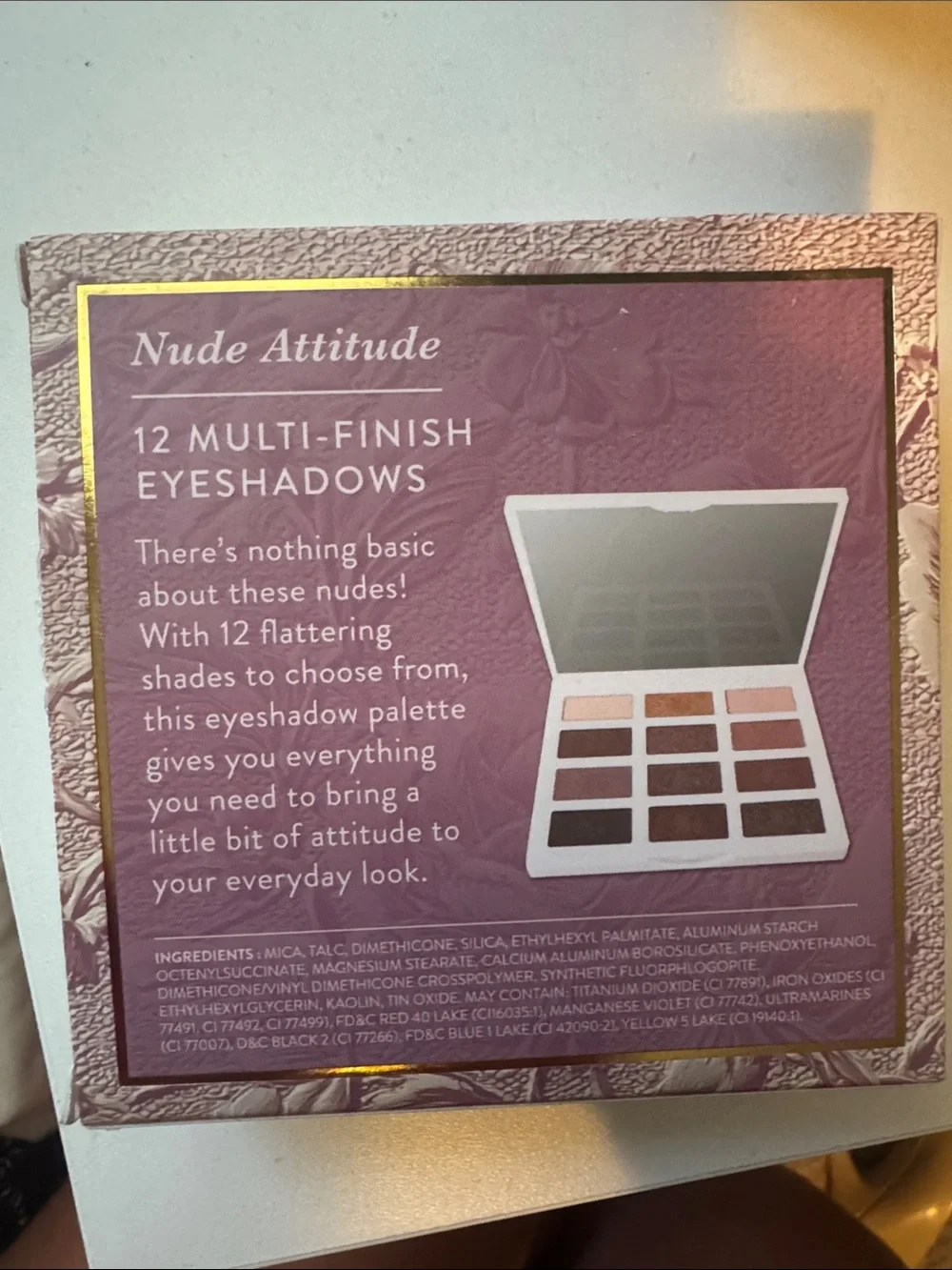 Laura Geller Nude Attitude Eyeshadow Palette — Neutral Browns, Golds & Creams